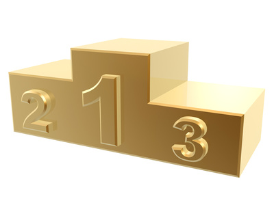 golden podium